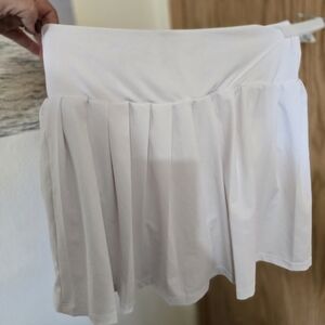 Lumi Classic White Pleated Tennis Skirt